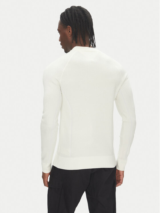 Tommy Hilfiger Tommy Hilfiger S dlouhým rukávem F1 Movie MW0MW41383 Bílá Slim Fit