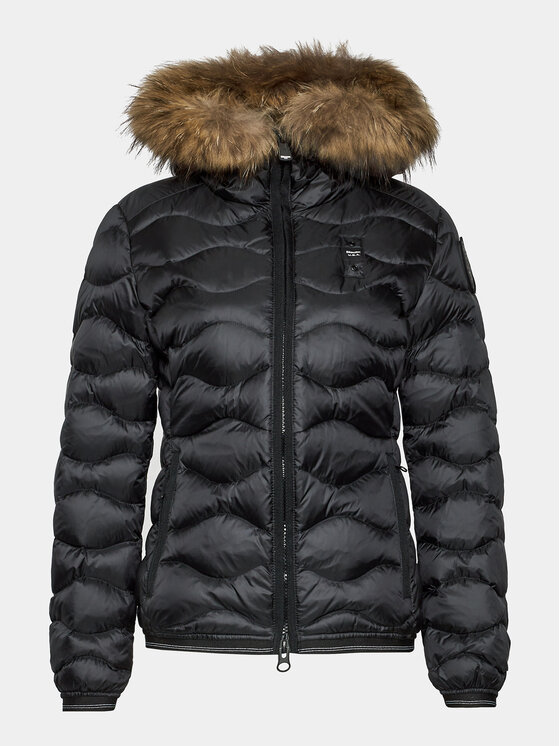 Blauer Puhovka 23WBLDC03093 Črna Regular Fit