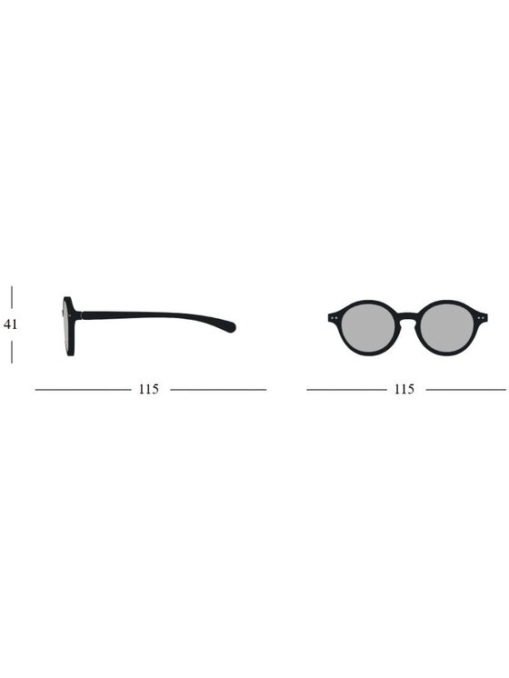 IZIPIZI IZIPIZI Okulary przeciwsłoneczne Sun Kids Żółte złoto