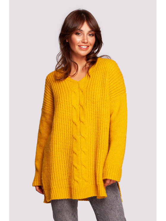 Sweter, rozmiar L/XL, Żółty, BK087