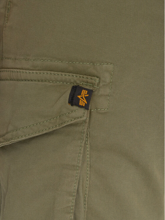 Alpha Industries Alpha Industries Jogger kelnės Twill 116202 Žalia Regular Fit