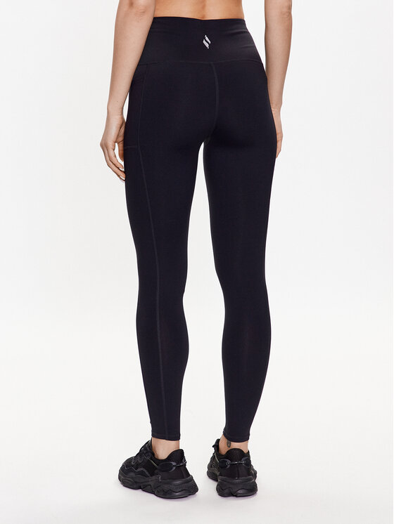 Skechers Skechers Legginsy Skechers Go Walk High Waisted Legging Czarny Slim Fit
