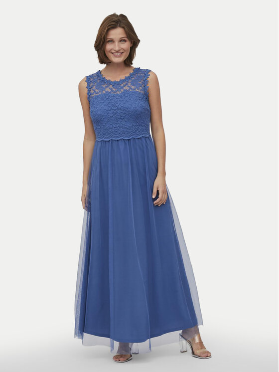 Vila Vila Abito da sera Lynnea 14052673 Blu Regular Fit