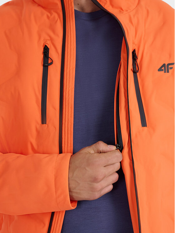 4F 4F Kurtka wielofunkcyjna TREKKING Czerwony Regular Fit