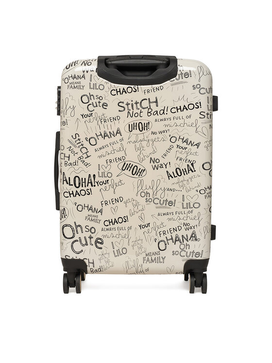 Disney Classics Disney Classics Walizka dziecięca CWBEO-ACCCS-AW26-101DCLS-M Kremowy