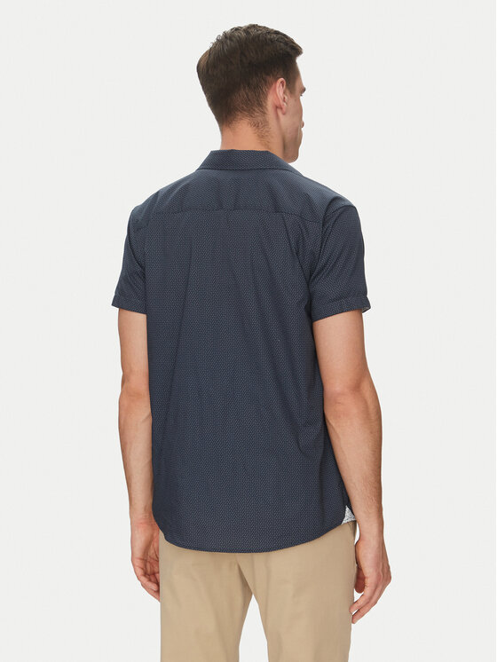 INDICODE INDICODE Cămașă Gentor 20-552 Bleumarin Regular Fit