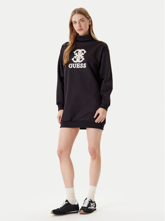 Guess Guess Φόρεμα καθημερινό V5YK07 KCX22 Μαύρο Regular Fit