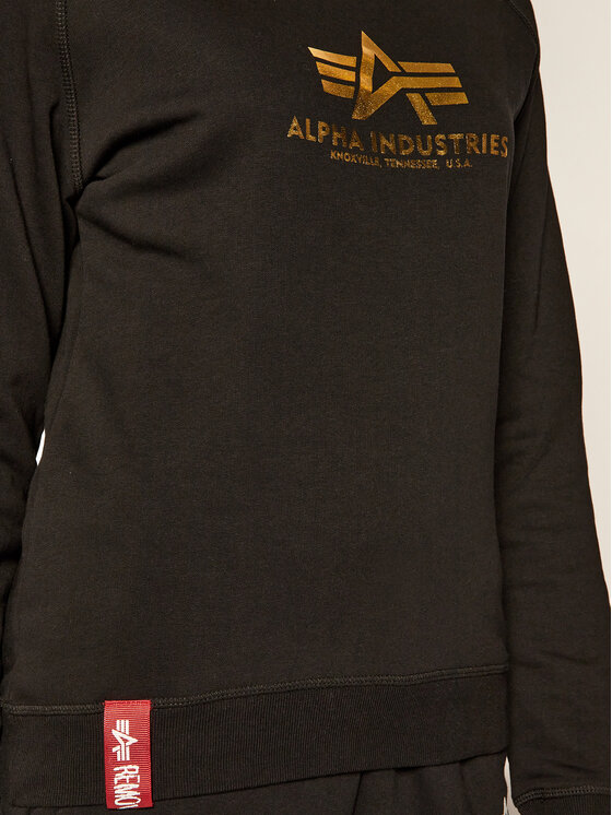 Alpha Industries Alpha Industries Sweatshirt New Basic 196031FP Noir Regular Fit
