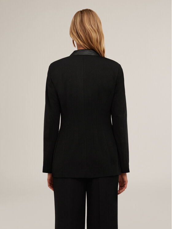 Motivi Motivi Giacca outdoor Q633Q000790N033 Nero Regular Fit