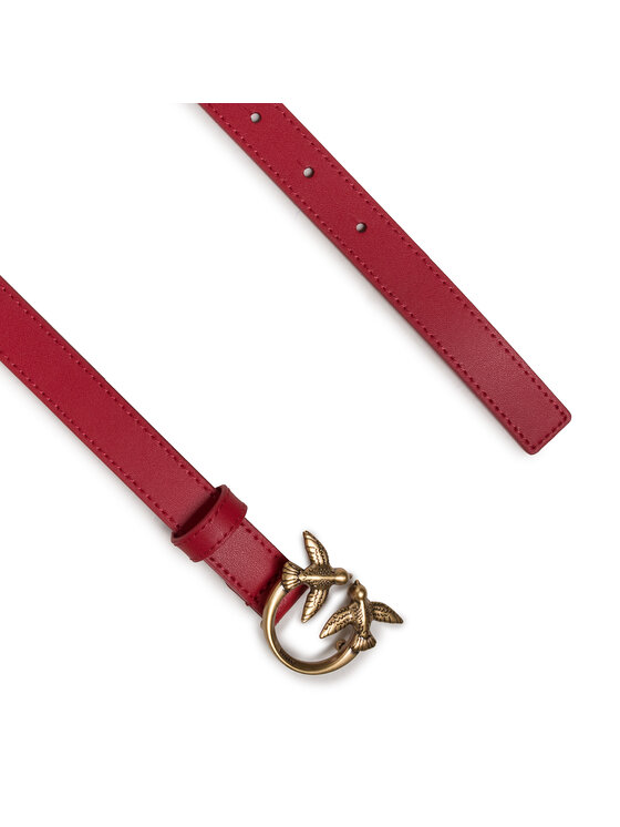 PINKO Pinko Dámský pásek Love Berry Hips Simply Belt H2 AI 21-22 PLT01 1H20X8 Y6XT Červená