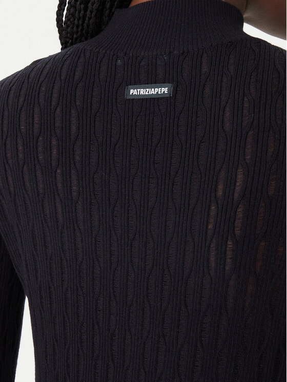 Patrizia Pepe Patrizia Pepe Πουλόβερ 8K0368/K307-K103 Μαύρο Regular Fit