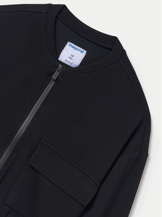 Mayoral Mayoral Μπλούζα 6407 Μαύρο Regular Fit