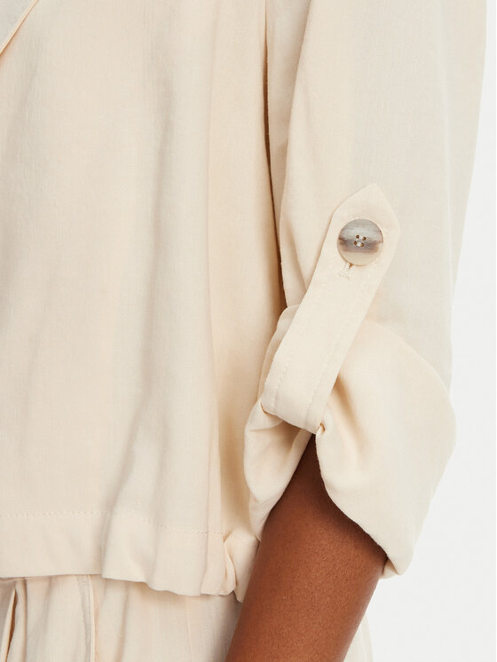 Marella Marella Bleizers Malibu 2513041055 Écru Relaxed Fit