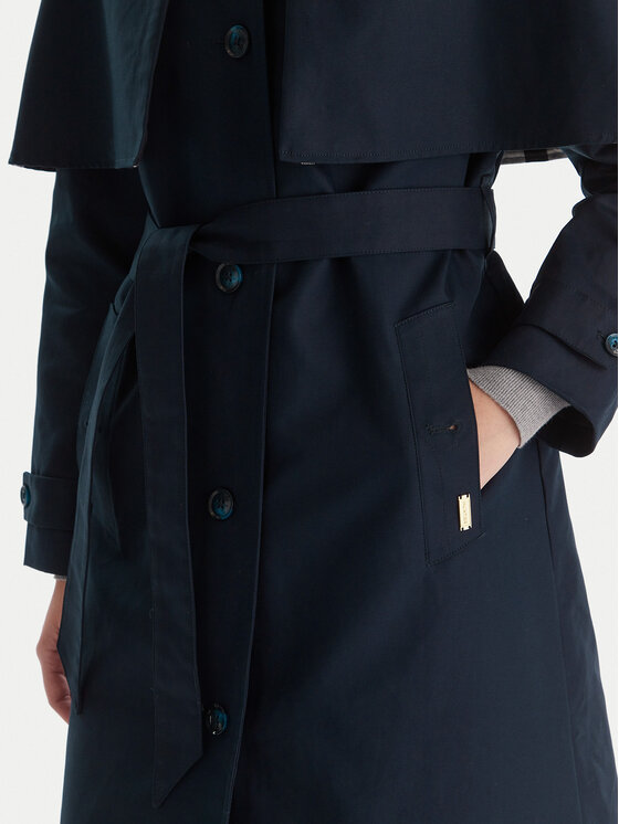 Hunter Hunter Tenchcoat Keltie HARW0014251 Dunkelblau Regular Fit