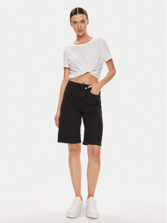 Noisy May Noisy May Pantaloni scurți de blugi Lira 27029398 Negru Regular Fit