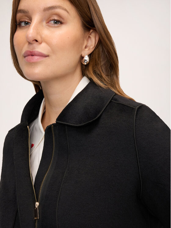 Fiorella Rubino Fiorella Rubino Cappotto invernale 0028T000378N033 Nero Regular Fit