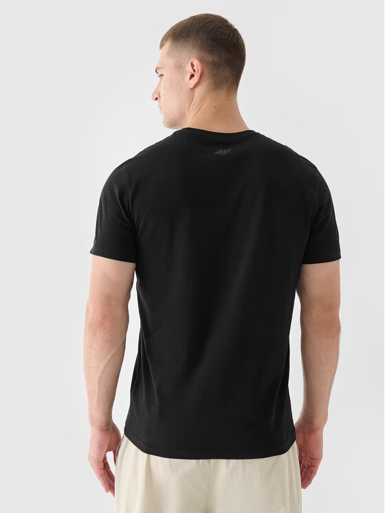 4F 4F T-shirt 4FRAW24TTSHM2301-20S Nero Regular Fit