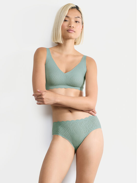 Sloggi Sloggi Sutien fără armătură Zero Feel Bliss 10219688 Verde