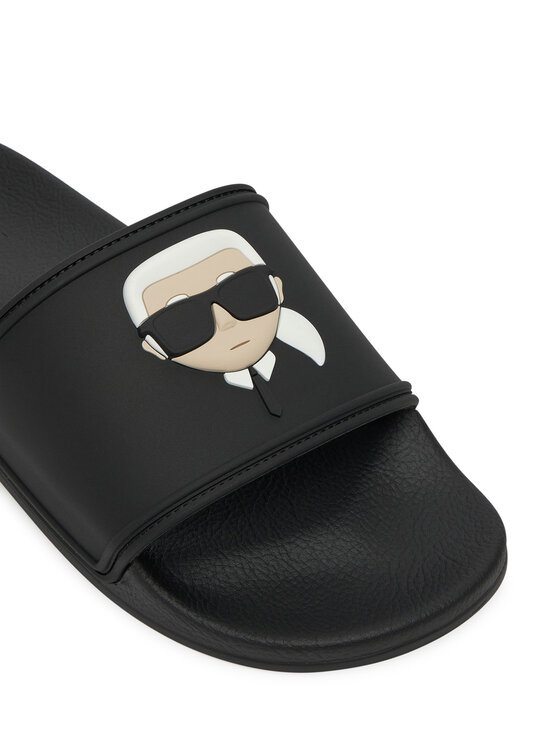 KARL LAGERFELD KARL LAGERFELD Papucs Kondo KL70005A Fekete