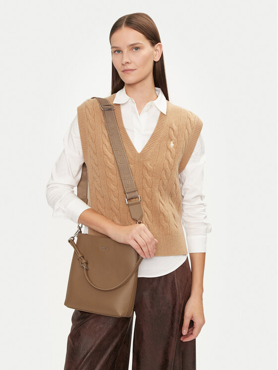 Calvin Klein Calvin Klein Käekott Ck Must Small Bucket_Caviar K60K613129 Pruun