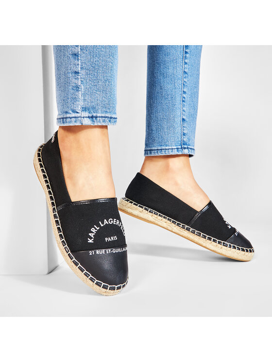 KARL LAGERFELD KARL LAGERFELD Espadrile KL80108 Črna
