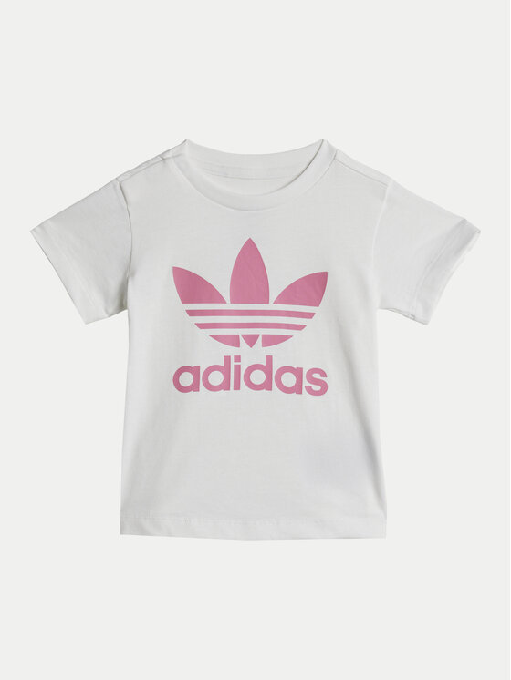 adidas adidas Komplet t-shirt i spodenki JE0523 Różowy Regular Fit