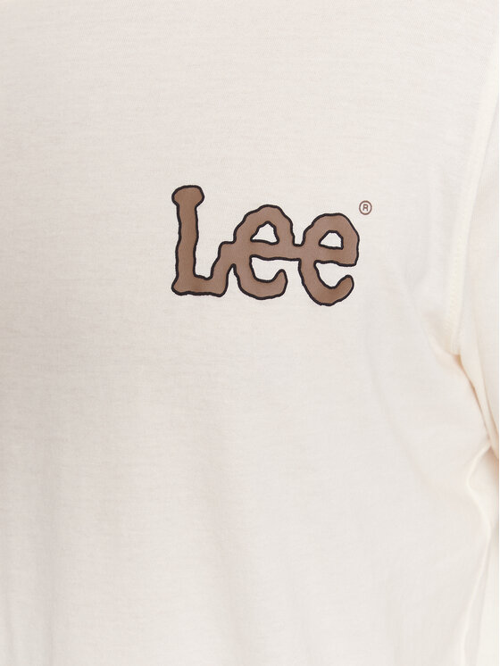 Lee Lee Longsleeve 112342483 Beżowy Regular Fit