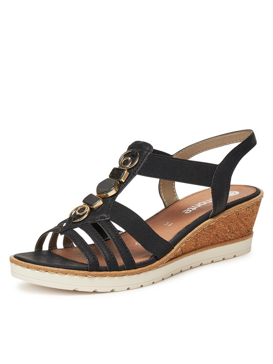 Remonte Remonte Sandály R6264-00 Černá