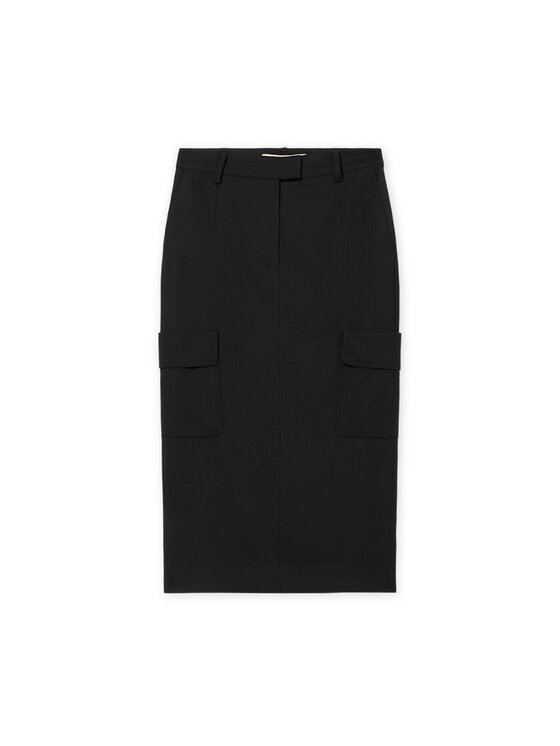 Trussardi Trussardi Spódnica midi 1182A000663N033 Czarny Regular Fit