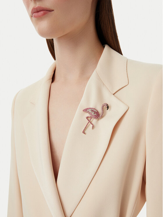 Weekend Max Mara Weekend Max Mara Broszka Perle 2625756054650 Różowy