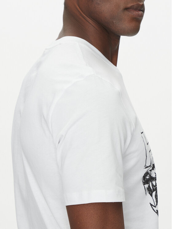 HUGO HUGO Тишърт Durro 50538257 Бял Regular Fit