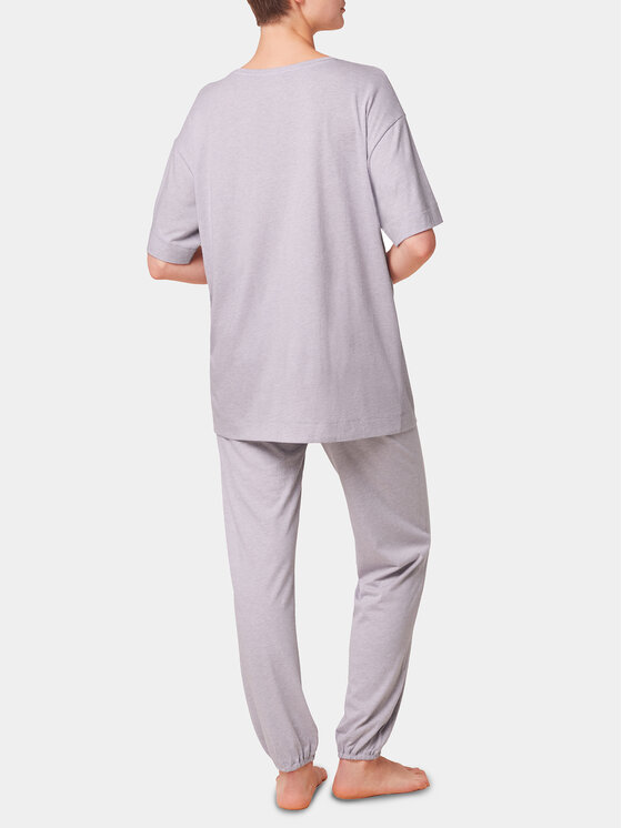 Triumph Triumph Piżama 10214839 Fioletowy Relaxed Fit