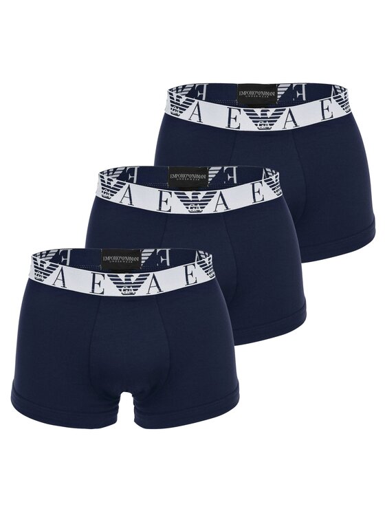 Emporio Armani Underwear Komplet 3 par bokserek EM000259 AF14131 MB139 Granatowy