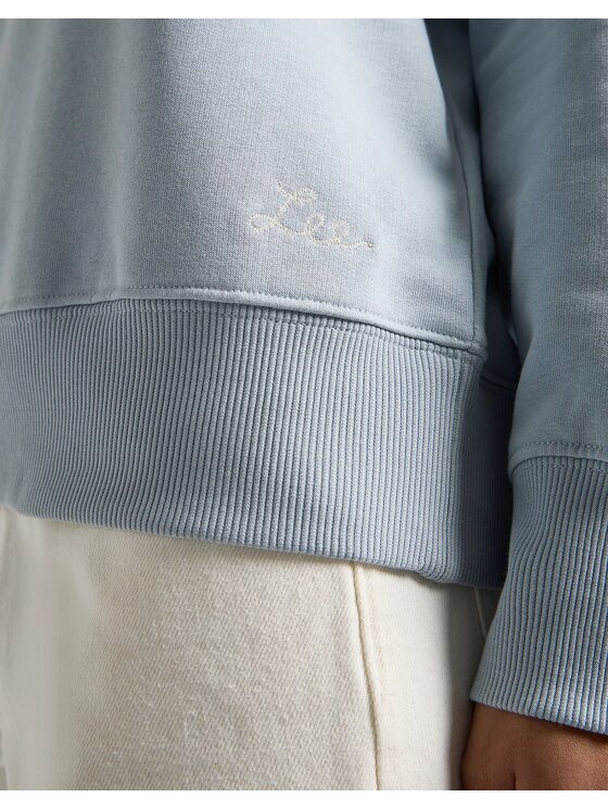 Lee Lee Felpa 112369184 Blu Casual Fit