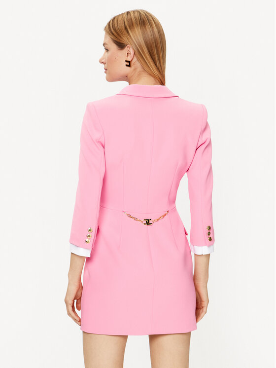 Elisabetta Franchi Elisabetta Franchi Φόρεμα κοκτέιλ AB-406-32E2-V650 Ροζ Slim Fit