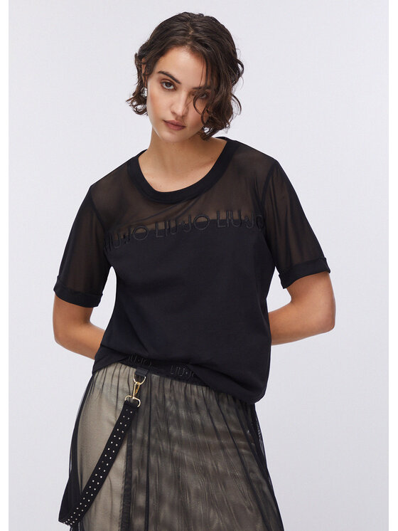 Liu Jo Liu Jo T-shirt TA6277JS92322222 Nero Regular Fit