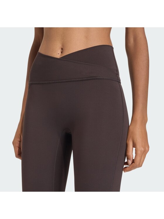 adidas adidas Legginsy 158041 Brązowy Fitted Fit