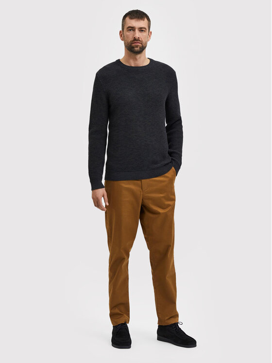 Selected Homme Selected Homme Пуловер Vince 16059390 Сив Regular Fit