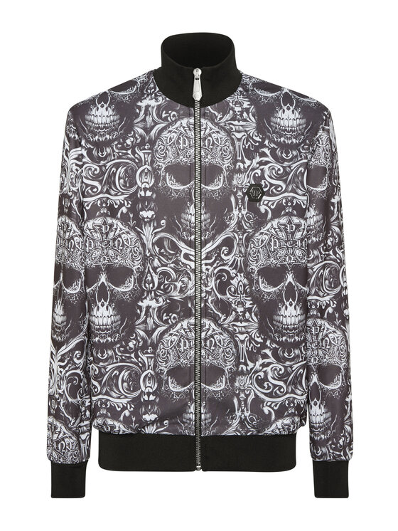 PHILIPP PLEIN PHILIPP PLEIN Bluza 25941 Czarny Jegging Fit