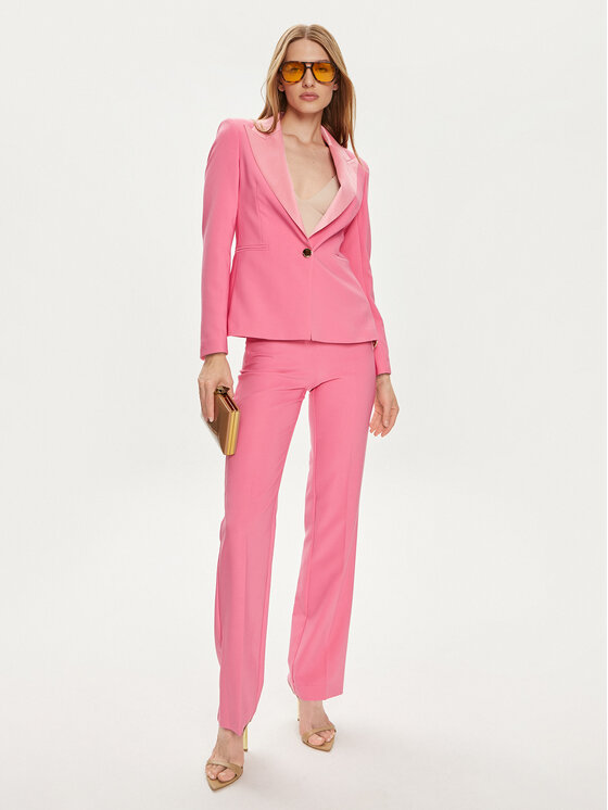 Fracomina Fracomina Піджак FQ24SJ2001W42901 Рожевий Slim Fit