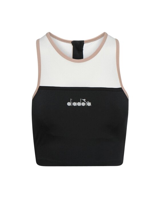 Diadora Diadora Top L. SNUG CROP TOP BE ONE Beżowy Active Fit