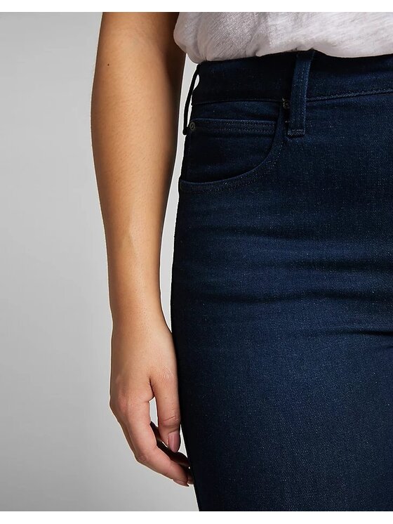 Lee Lee Jeansy SCARLETT HIGH Niebieski Skinny Fit
