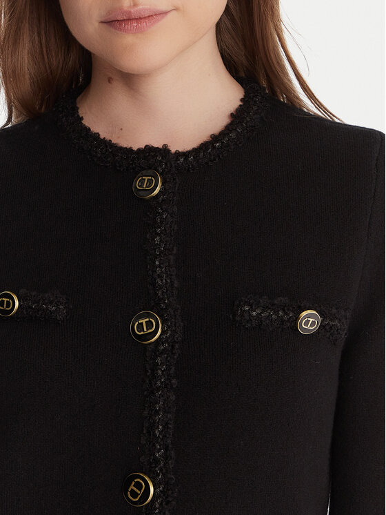 TWINSET TWINSET Піджак 252TT3040 Чорний Regular Fit