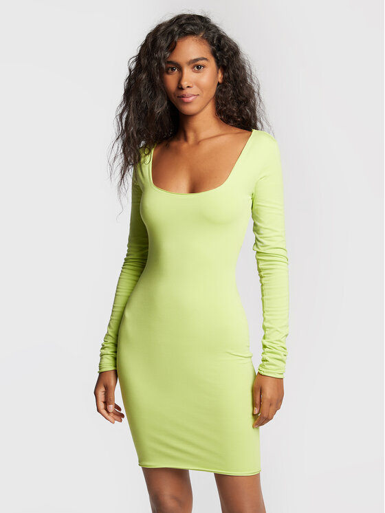 ROTATE ROTATE Коктейльна сукня Juno RT1668 Зелений Fitted Fit