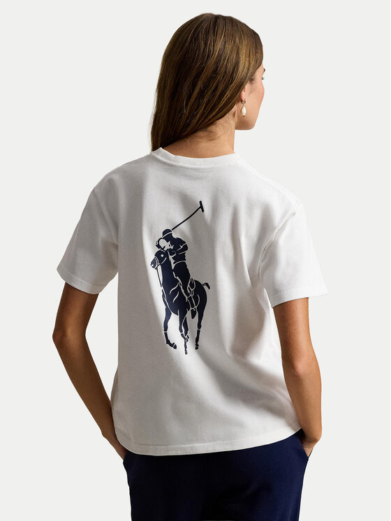 Polo Ralph Lauren Polo Ralph Lauren T-Shirt 211A96263004 Λευκό Regular Fit