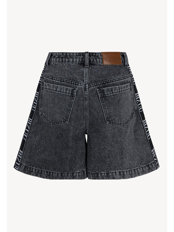 BIZUU BIZUU Szorty jeansowe MIREYA Czarny Standard Fit