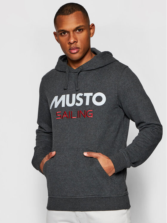 Musto Musto Суитшърт 82019 Сив Regular Fit