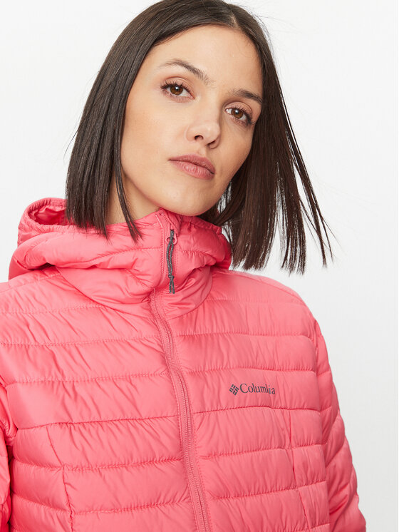 Columbia Columbia Kurtka puchowa Silver Falls™ Hooded Jacket Czerwony Regular Fit