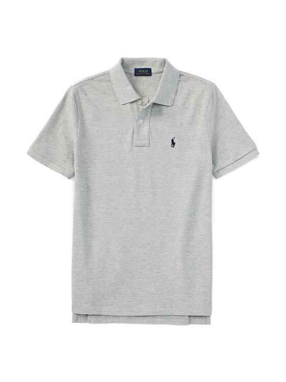 Polo Ralph Lauren Polo Ralph Lauren Тениска с яка и копчета Bsr 322603252 Сив Regular Fit