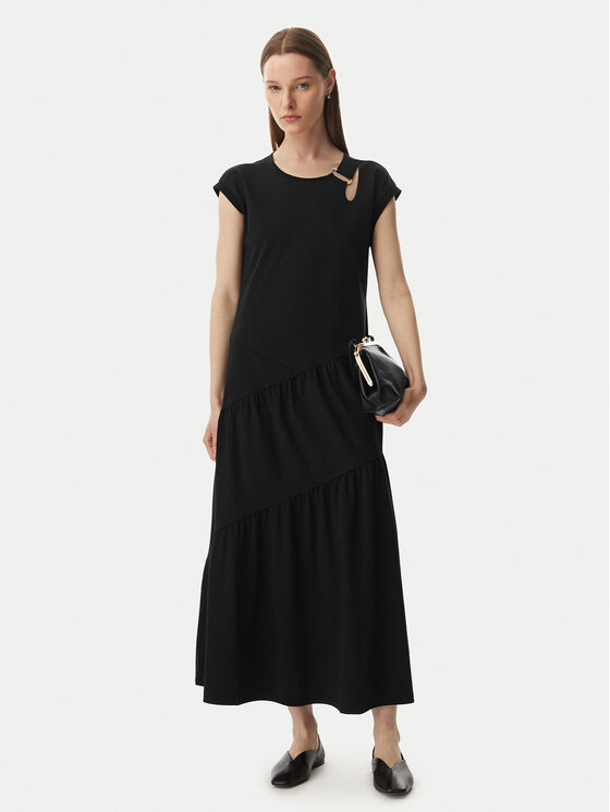 Liu Jo Sport Liu Jo Sport Kasdieninė suknelė TA6237 J3855 Juoda Relaxed Fit